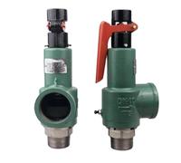 Male Thread Spring Type Pressure Relief Valve A28H-16 Pressure Release Safety Valve for Air Tank Boiler A28W(DN20,1 Mpa)