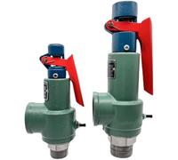 Male Thread Spring Type Pressure Relief Valve A28H-16 Pressure Release Safety Valve for Air Tank Boiler A28W(DN32,1 Mpa)