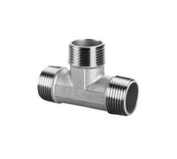 Male Thread T-Junction 3-Way Connector for Plumbing | 5Pcs 10Pcs Assorted Sizes Male Thread T-Junction Three-Way Connector for Plumbing(10pcs Male Thread,1/4")