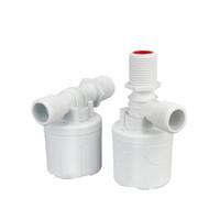 Male Thread Water Level Valve 1/2" 3/4" 1" Automatic Water Level Control Valve Float Ball Plastic Tower Pool Switch Inlet(C10-ER8A-150,Economic Type_1/4 INCH Fan-Shape_Side Water Intake)