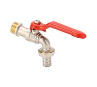Male Threaded Hose Bibb Brass Valve with G1 2in Inlet G3 4in Outlet Quick Connect Good Sealing Design Ideal for Washing Machine Residential Commercial Irrigation Compatible with Most Hoses and Pipes