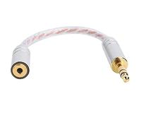 Male to Female Audio Adapter Cable, 3.5mm Headset Conversion Cable for ZX300A, Oxygen - Free Copper Wire with Balanced to Unbalanced Signal Conversion for Clear (3.5 three-dimensional revolution 2.5