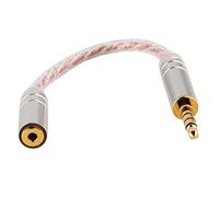 Male to Female Audio Cable Headset Conversion Adapter, ZX300A Audio Connection Line, 3.5mm Balanced to Unbalanced Converter with Oxygen - Free Copper Wire, Compact 5.5in Ca (3.5 balanced revolution