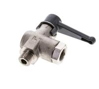 Male To Female G/G 1/4 Inch 2-Way Right Angle Brass Ball Valve