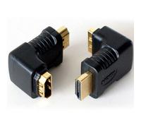 Male To Female Hdmi Right Angled 90 270 Degree Adapter Connector Full Hd Space