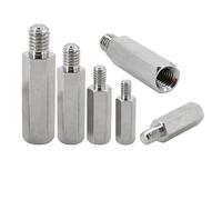 Male to Female Hex Standoff Motherboard Rack Stud Mount Spacer Column Stainless Steel Screws Bolts Standoffs M2 M2.5 M3 M4 M5 M6(35mm (3Pcs),M5 (Head 8mm))
