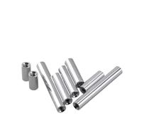Male to Female Round Standoff Stud 5Pcs M2 M3 M4 M5 M6 M8 M10 Aluminum Column Round Threaded Sleeve Stud Standoff Long Nuts Connector Length 25mm to 50mm(50mm,M3 x D5)