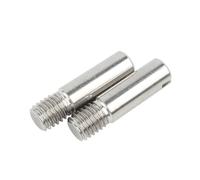 Male to Female Round Standoff Stud M2 M2.5 M3 M4 M5 M6 M8 M10 GB878 304 Stainless Steel External Thread Slotted Cylindrical Dowel Pin Fixed Position Shaft Roll(14mm,M2.5-5pcs)