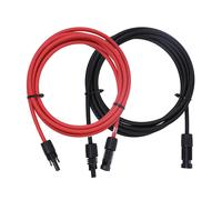 Male to Female Solar Extension Cable( A Pair) - 20FT/6M / 10AWG( 6 mm²)