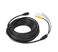Male - to - Male Coaxial Connector Cable for Rear View Backup Camera Monitor, 2.4GHz Interference - Free Video Cable with RoHS PVC Jacket, 2m/5m/10m/15m Lengths for Car Dash and RV (Monitoring line