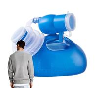 Male Urinal - 2000ml Large Capacity Spill Proof Container, Portable Flexible Hose Bottle | Travel Urine Collector, Night Relief Urinal System Bottle P