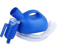 Male Urinal, Men's Male Bed Urinal Potty Pee Bottle 2000ML Collector with 1.3M Tube Urinal