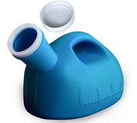 Male Urinal Portable Mens Potty Pee Bottle Collector Travel Toilet with lid 2000 ml/66 oz for Elderly, Incontinence, Driving, Camping