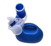 Male Urine Bottle Reusable with Lid Handle Men Potty for Driving Outdoor Car Blue, Tube Length 1.5m
