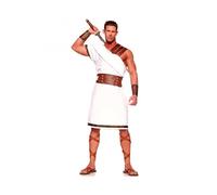 (Male, XL) Xl M Eyecatching Adult Greek Egyptian Warrior Costume Stylish For Halloween Cosplay Fun And