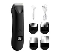Male Zone Trimmer - LCD Screen Indicator, Multi-Zone Shaving Device for Private Areas, Armpits, Torso and Limbs Lint Reduction Alternative Kit | Pa Set