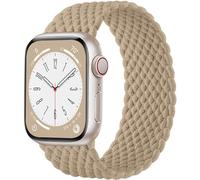 Maledan Braided Solo Loop Strap Compatible with Apple Watch Strap 38mm 40mm 41mm 42mm 44mm 45mm 46mm 49mm for Women Men, Adjustable Stretchy Sport Band for iWatch SE Series 10 9 8 7 6 5 4 3 2 1