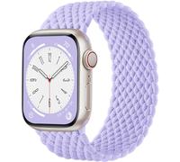 Maledan Braided Solo Loop Strap Compatible with Apple Watch Strap 38mm 40mm 41mm 42mm 44mm 45mm 46mm 49mm for Women Men, Adjustable Stretchy Sport Band for iWatch SE Series 10 9 8 7 6 5 4 3 2 1