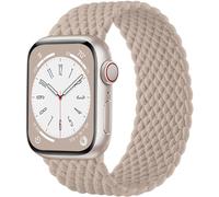 Maledan Braided Solo Loop Straps Compatible with Apple Watch Strap 45mm 46mm 44mm 42mm 49mm for Women Men, Adjustable Stretchy Elastic Sport Band for iWatch Strap Series 10 9 8 7 6 5 4 3 2 1 SE Ultra