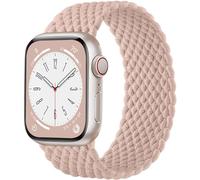 Maledan Braided Solo Loop Straps Compatible with Apple Watch Strap 46mm 45mm 44mm 42mm 49mm for Women Men, Adjustable Stretchy Elastic Sport Band for iWatch Strap Series 10 9 8 7 6 5 4 3 2 1 SE Ultra