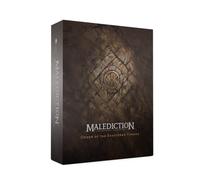 Malediction: Order of The Shattered Throne Strategy Game Box Set, 80+ Premium Cards, 29 Standees, Terrain Pieces, Rulebook