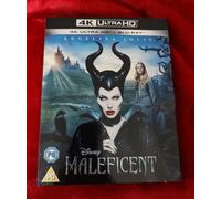 MALEFICENT 4K UHD + BLU RAY NEW AND SEALED WITH SLIPCOVER UK RELEASE