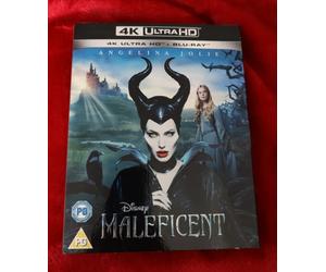 MALEFICENT 4K UHD + BLU RAY NEW AND SEALED WITH SLIPCOVER UK RELEASE