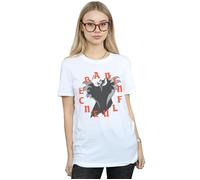 Maleficent Bad Influence Cotton Boyfriend T-Shirt Disney White M
