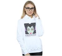 Maleficent Cropped Head Hoodie Disney White M