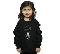 Maleficent Mistress Of Evil Face Sweatshirt Disney Black 3-4 Years