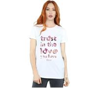 Maleficent Mistress Of Evil Trust In The Love Cotton Boyfriend T-Shirt Disney White XXL