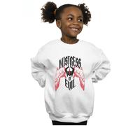 Maleficent Mistress Of Evil Wings Sweatshirt Disney White 5-6 Years