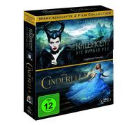 Maleficent - The Dark Fairy / Cinderella Blu-ray NEW OVP Walt Disney