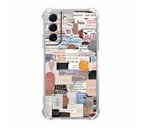 malegaon Christian Bible Verse Case for Samsung Galaxy S23 Plus,Jesus Quote Collage,Soft TPU Full Cover for Galaxy S23 Plus