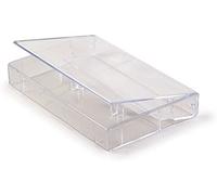 Malelo and Company 50 Pack Audio Cassette Tape case Clear/Clear