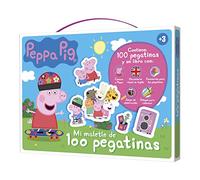 MALETIN 100 PEGATINAS PEPPA PIG