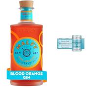 Malfy Arancia Sicilian Blood Orange Gin 70cl & Fever-Tree Refreshingly Light Mediterranean Tonic Water 150ml Cans (Pack of 24)