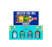Malfy Gin Miniatures 4x4 bsolut Vodka Miniatures 5x5cl | Perfect for Gifting & Special Occasions, Includes Original and Flavored Vodkas, Full Range of Malfy Gin Miniatures