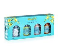 Malfy Italian Gin Miniatures Gift Box Selection | 4 x 5cl | Grapefruit, Lemon, Blood Orange and Original Flavoured Gin Minis | Perfect Gin Gift set | Ideal for Birthday Gifts and Special Occasions