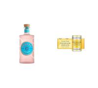 Malfy Rosa Sicilian Pink Grapefruit Gin 70cl & Fever-Tree Indian Tonic Water 150ml Cans (Pack of 24)