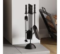 Malham 5-Piece Fireplace Tool Set with Stand
