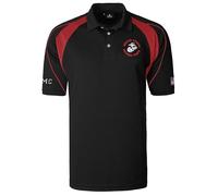 Malham USA Officially Licensed USMC Polo Shirt - Marine Corps Gifts for Men, Black, Large