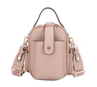 Mali+Lili Gail Vegan Leather Multi Compartment Crossbody Bag, Camel