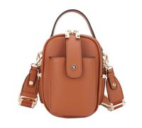 Mali+Lili Gail Vegan Leather Multi Compartment Crossbody Bag, Tan