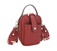 Mali+Lili Gail Vegan Leather Multi Compartment Crossbody Bag, Wine