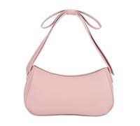 Mali+Lili Marissa Vegan Leather Shoulder Bag for Women - Bow Strap Underarm Purse, Blush