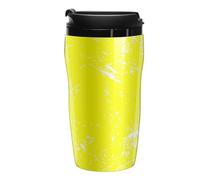 Mali Vintage Flag Coffee Cup Travel Mug with Leakproof Lid Double Wall Tumbler Water Bottle 250ml