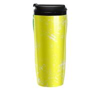 Mali Vintage Flag Coffee Cup Travel Mug with Leakproof Lid Double Wall Tumbler Water Bottle 350ml