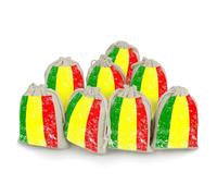 Mali Vintage Flag Reusable Drawstring Bags 8 Pcs Jewellery Favour Pouch Christmas Halloween Candy