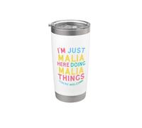 Malia Here Doing Malia Things Funny Malia Name Stainless Steel Insulated Tumbler